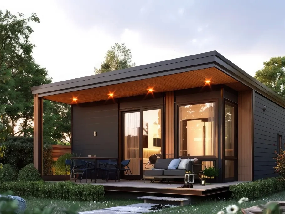 Granny flat electricity and internet connection